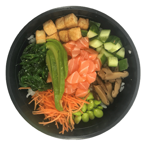 Poke bowl salmon