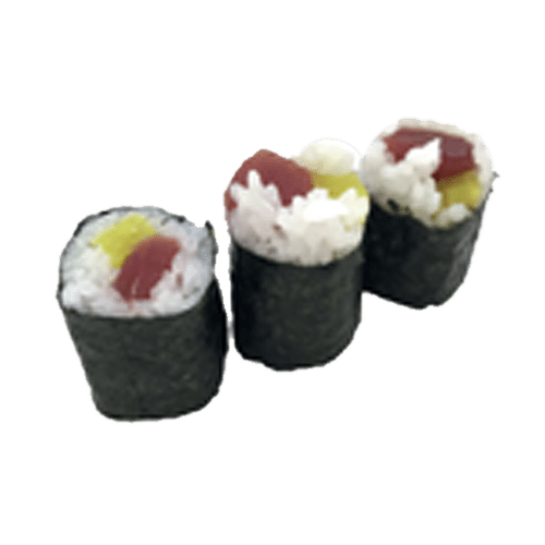 Tekka and oshinko maki