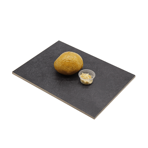 Gepofte aardappel met kruidenboter