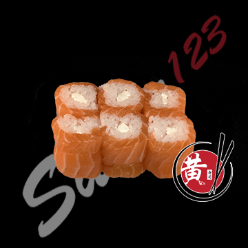 Hosomaki cheese salmon maki