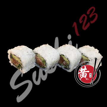 Salmon roll 4 pieces