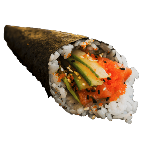 Sake temaki