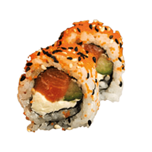 Smoked salmon roll