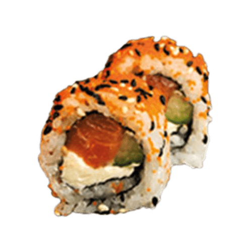 Salmon cheese roll