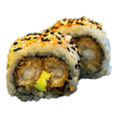 Double tempura ebi roll