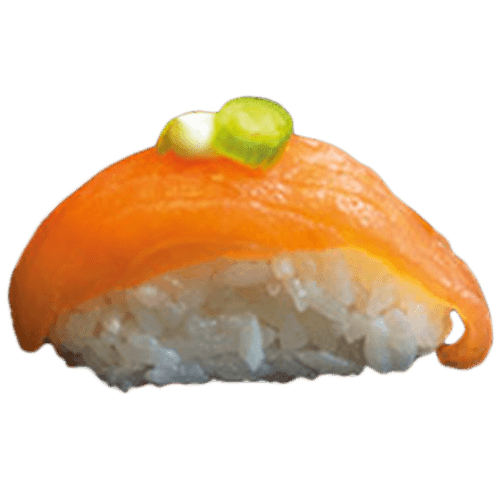 Smoked salmon nigiri