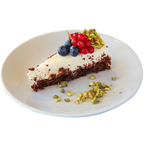 Homemade labneh cheese cake