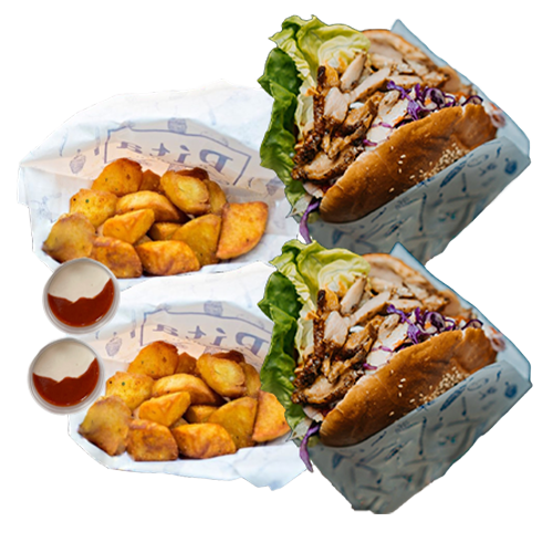 Pita super menu (double)