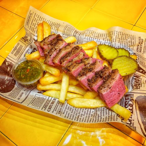 Brisket over fries special