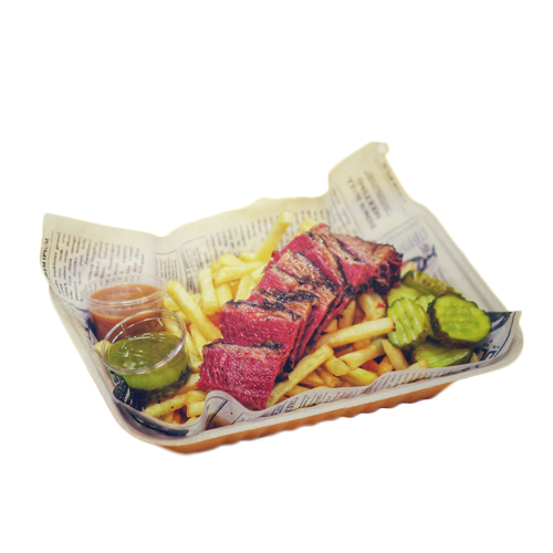 Brisket over fries