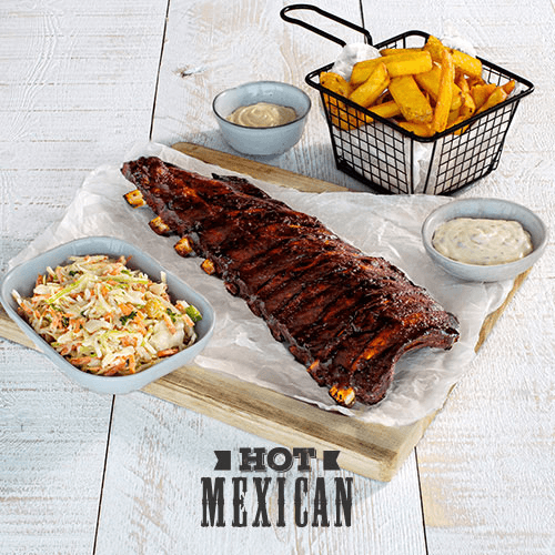 Sparerib menu hot Mexican