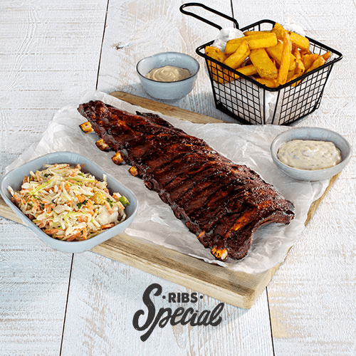 Sparerib menu ribs special