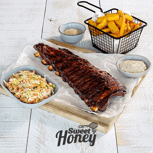 Sparerib menu sweet honey
