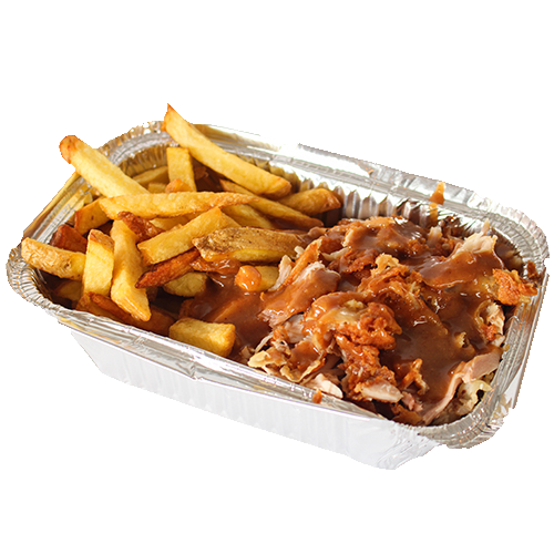 Frietje pulled chicken