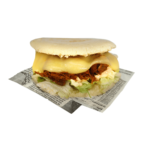 Beef arepa