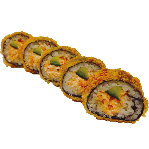 Fried crispy salmon roll