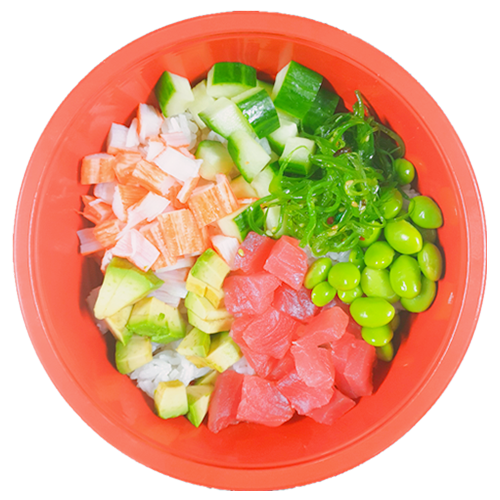 Maguro poké bowl