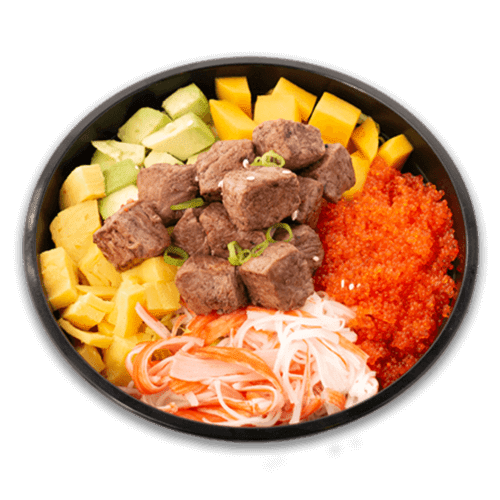 California tepan beef bowl