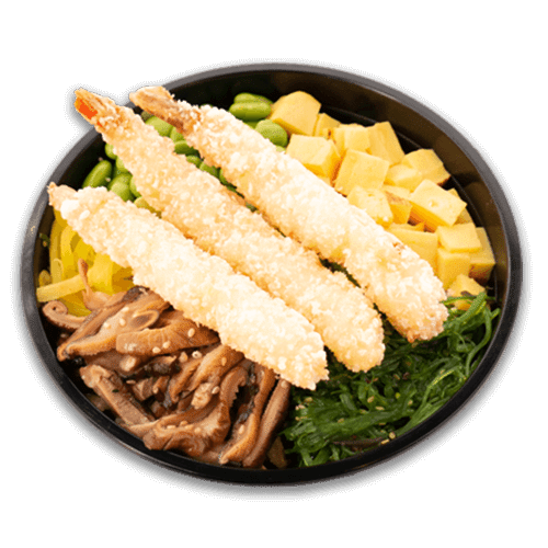 Tokyo fried prawn bowl