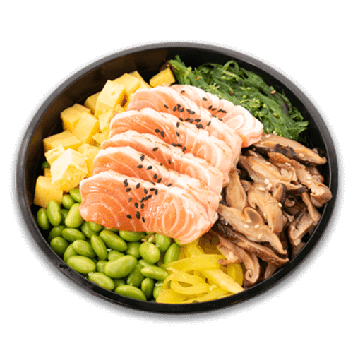 Tokyo salmon tataki bowl