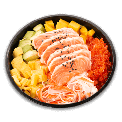 California salmon tataki bowl