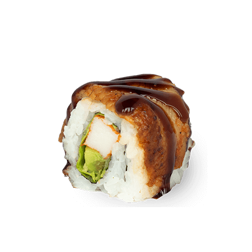 Flaming unagi roll
