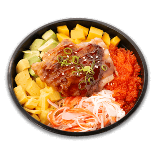 California chicken terriyaki bowl
