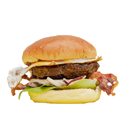 Egg en truffel burger