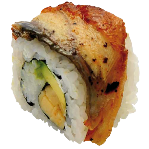 Unagi inside out roll