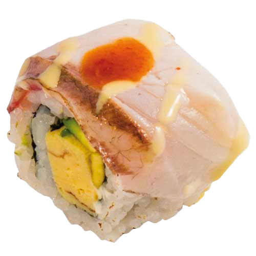 Sea bass inside out roll