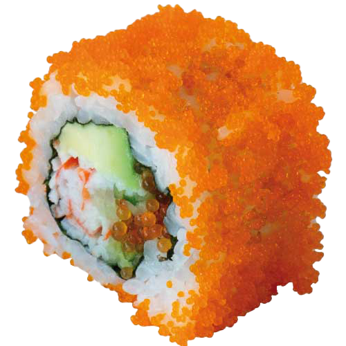 California crab inside out roll