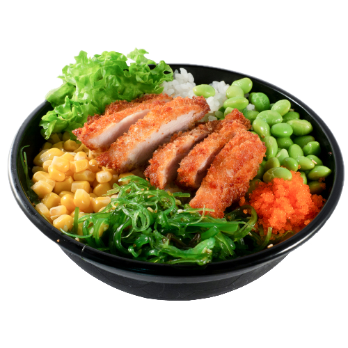 Poké bowl chicken