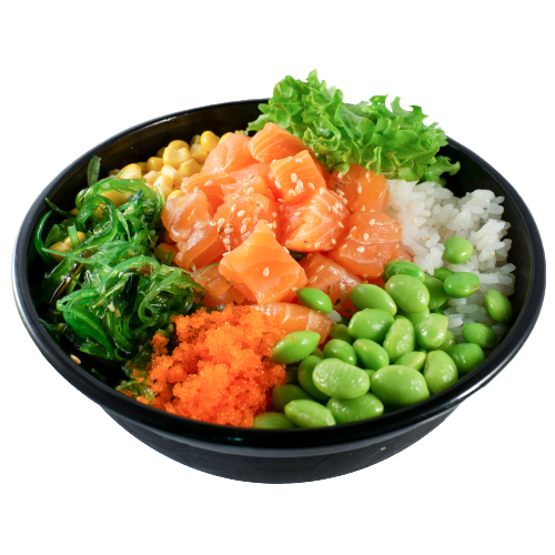 Poké bowl salmon