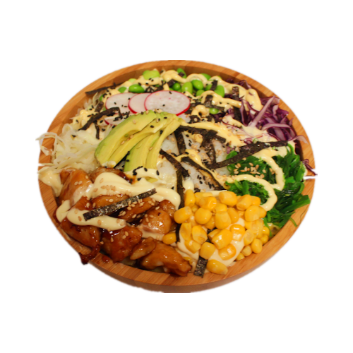 Chicken poké bowl