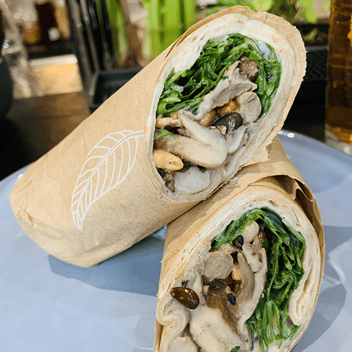 Mushroom wrap