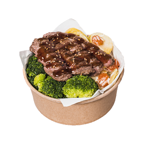 Steak teriyaki bowl