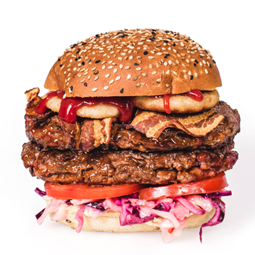Double BBQ crispy baconburger