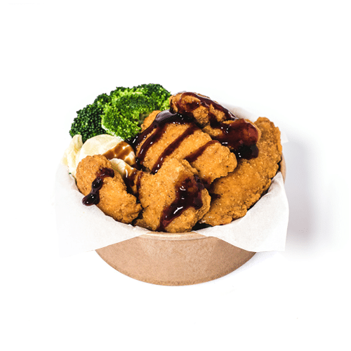 Rich teriyaki chicken bowl