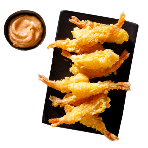 Bak Ebi tempura garnalen, 10 stuks