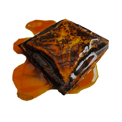 Wentelteefje met gezouten caramel