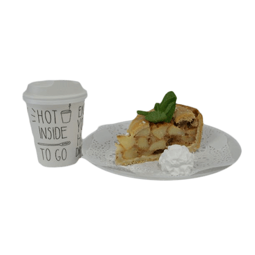 Koffie met appelgebak
