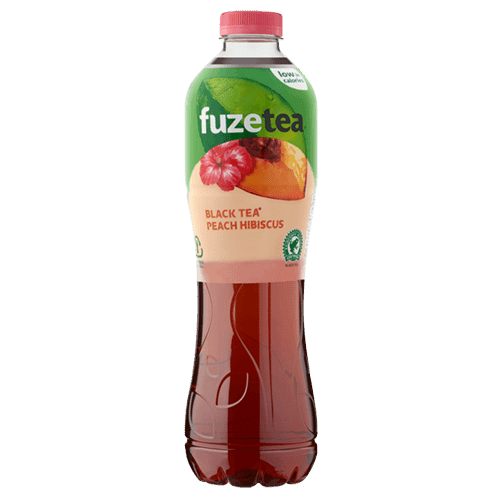 Fuze tea black peach hibiscus