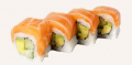 Salmon uramaki roll