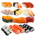 Sushi box deluxe voor 2 personen (48 stuks)