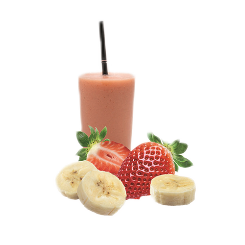 Appel-mango-aardbei-banaan smoothie