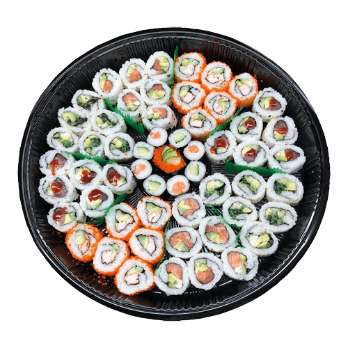 Sushi partyschaal 3 (57 stuks)