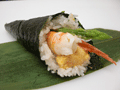 Tempura ebi temaki