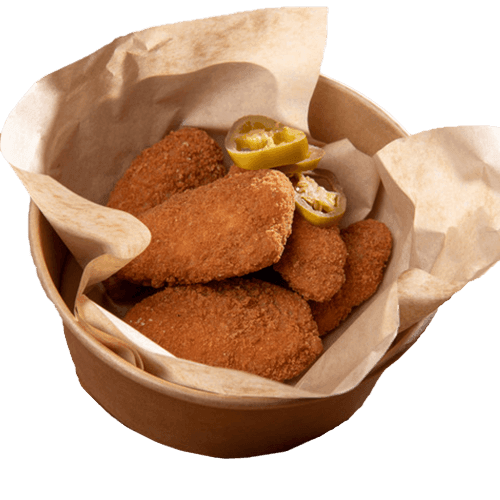 Gefrituurde hot cheese-jalapeño