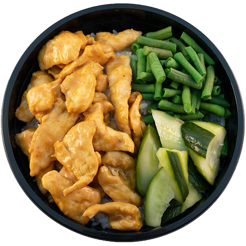 Chicken curry bowl