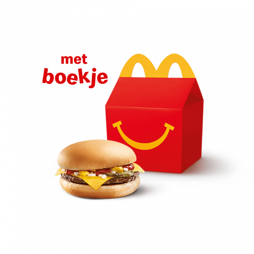 Happy Meal Cheeseburger met Boek